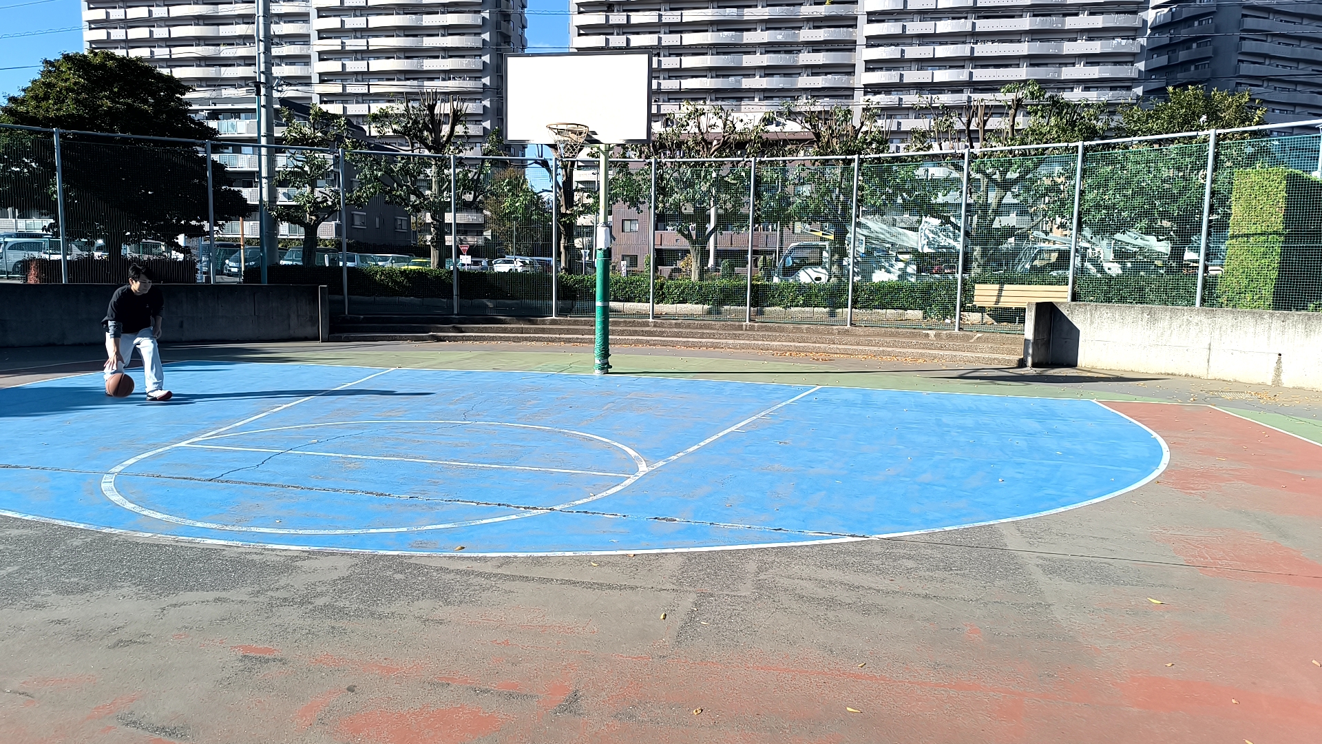 ふじみの公園 バスケットコート全景