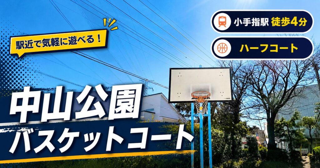 【埼玉県内でバスケットコートがある公園】中山公園