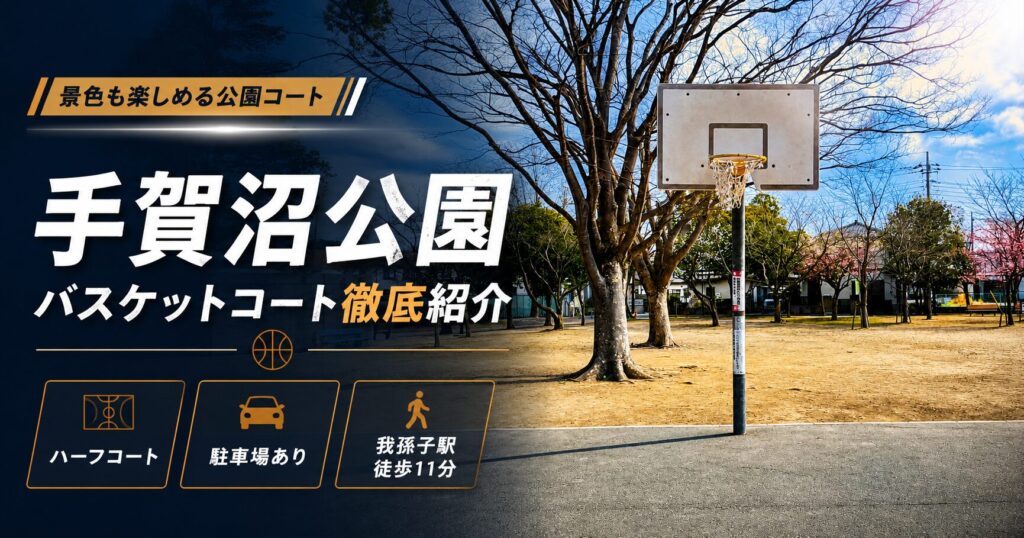 【千葉県内でバスケットコートがある公園】手賀沼公園