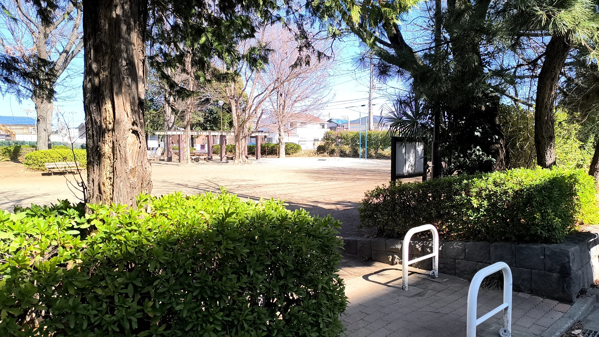 中山公園の出入口