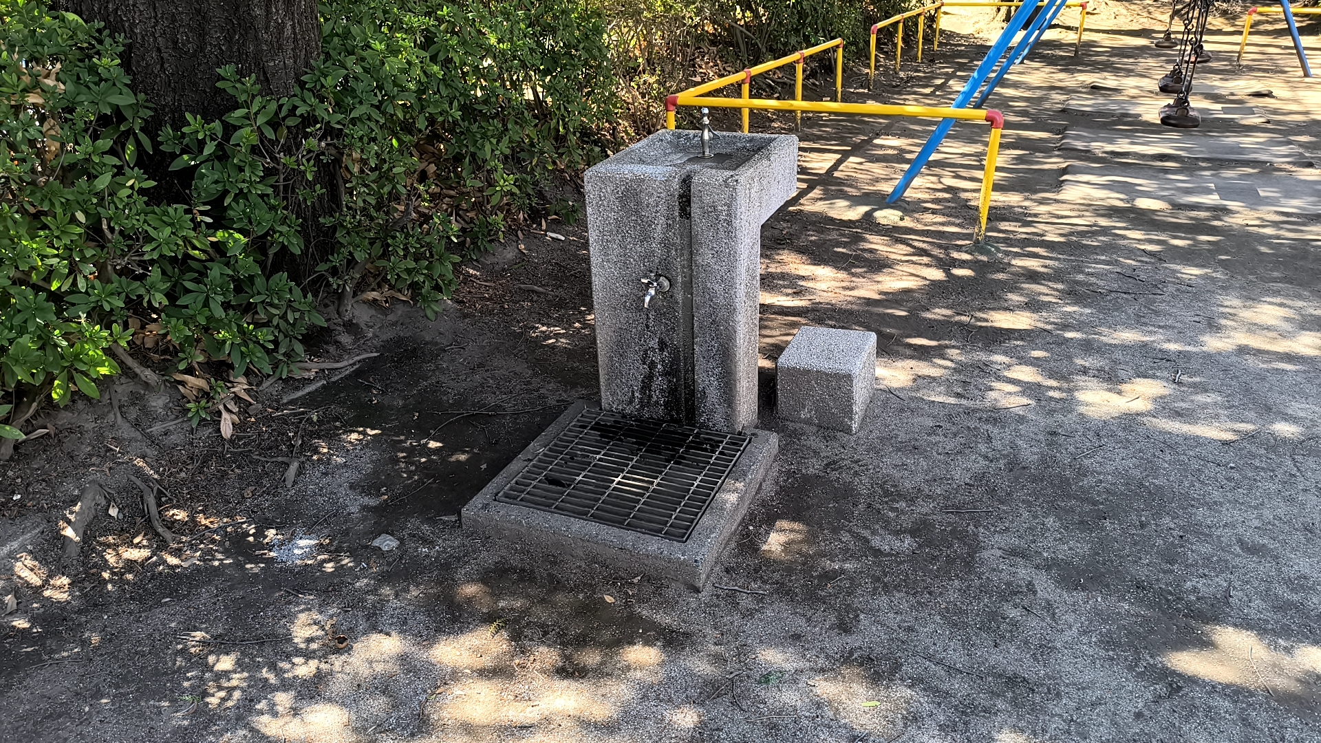 中山公園の水飲み場