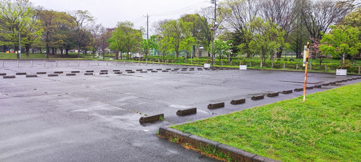 中川公園B地区の有料駐車場