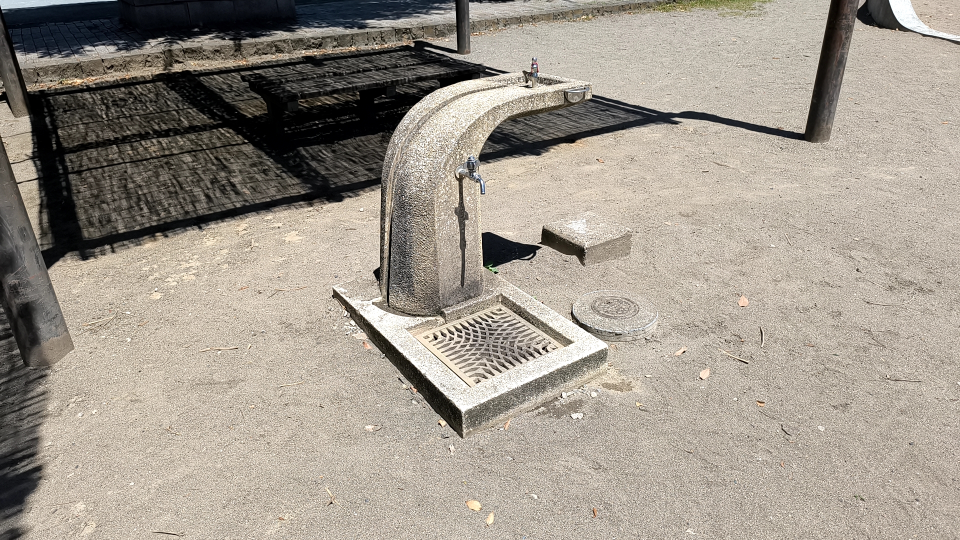 中曽根公園の水飲み場