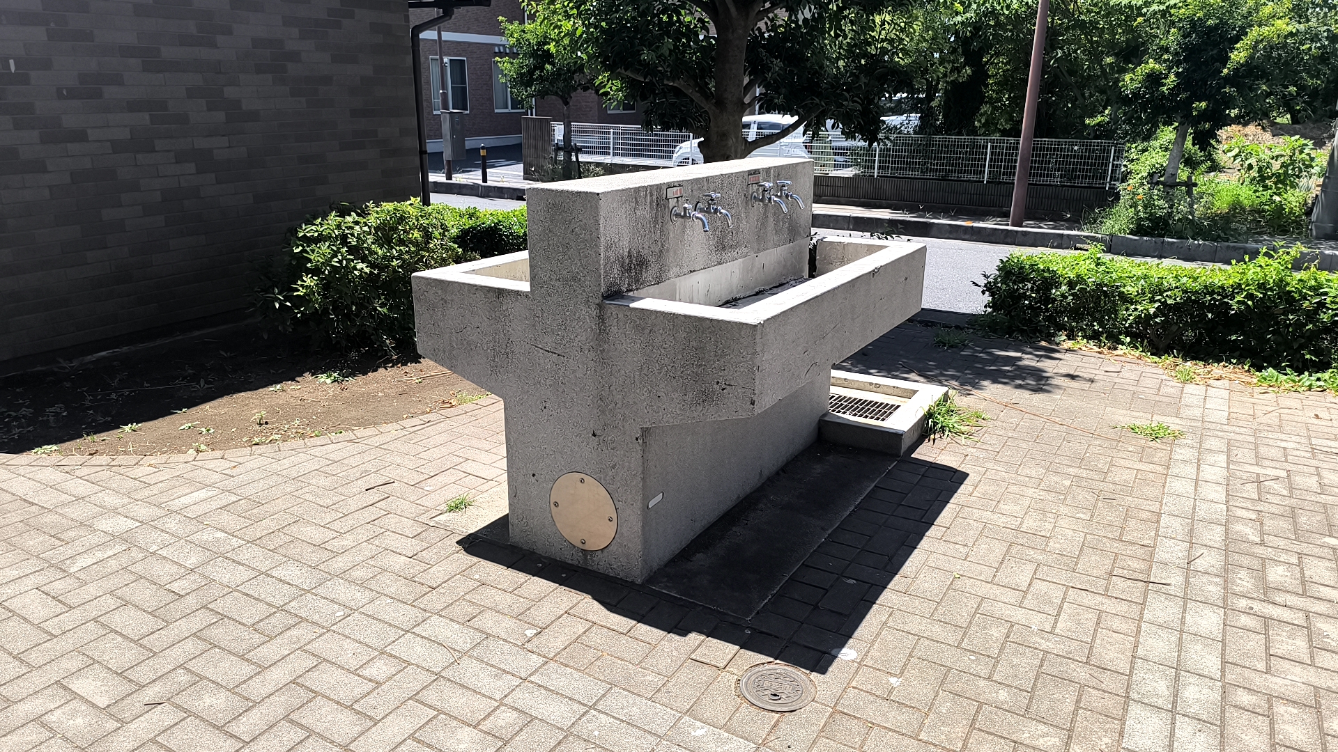 なまずの里公園の水飲み場