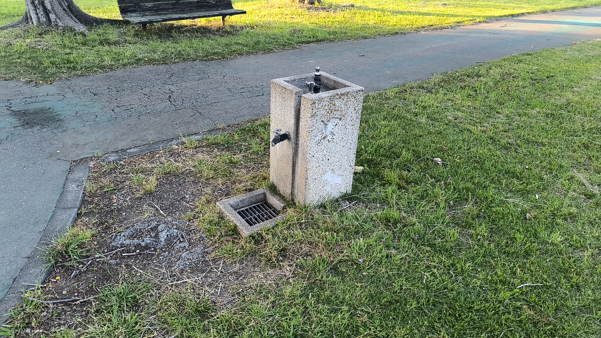 大新田公園の水飲み場