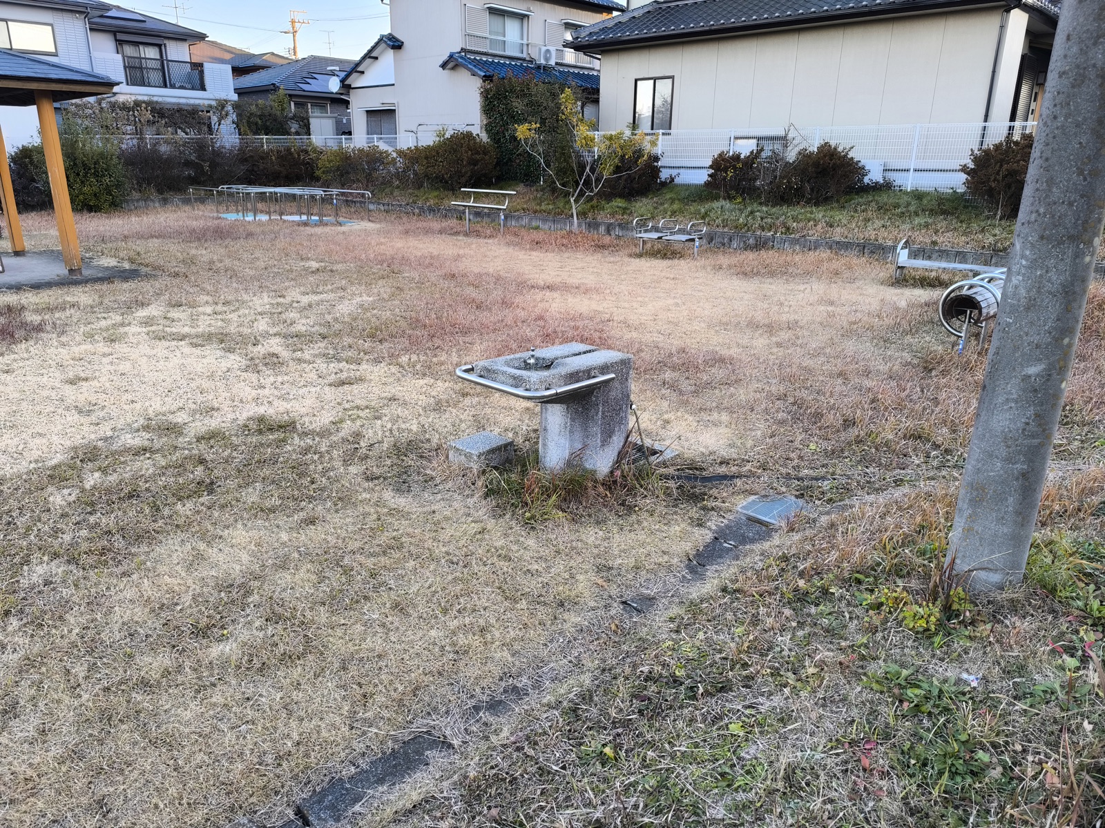 川井南公園の水飲み場