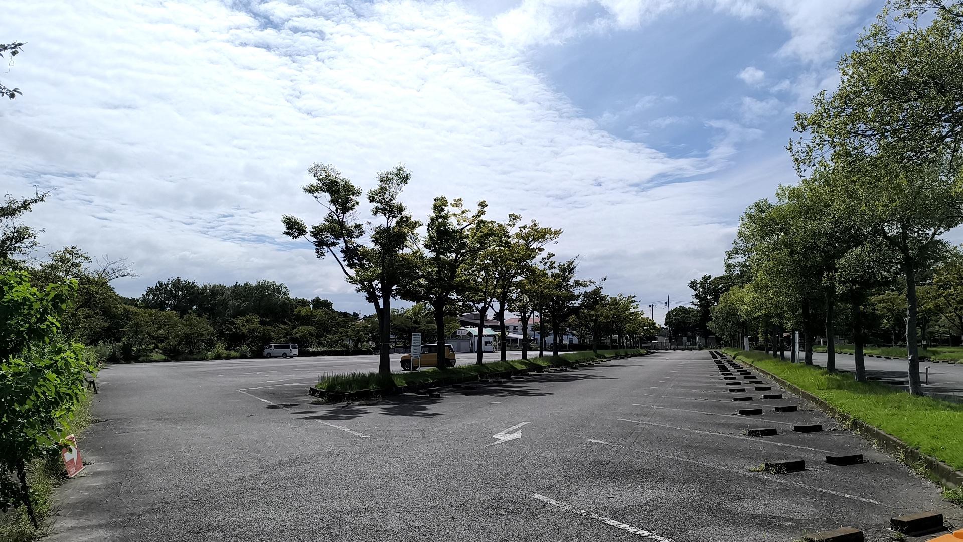 しらこばと公園の駐車場
