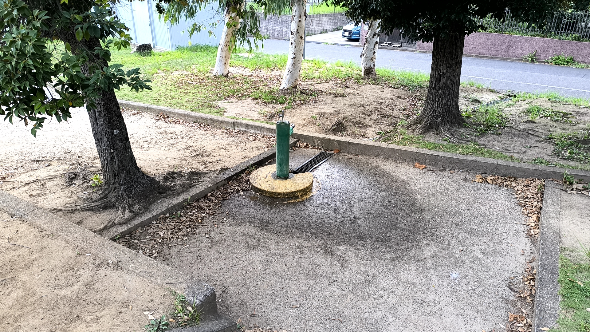 つばめ公園の水飲み場